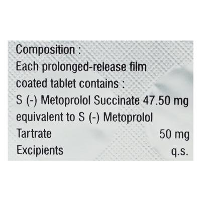 Metpure XL 50mg Tablet 10'S - Hypertension-Bet