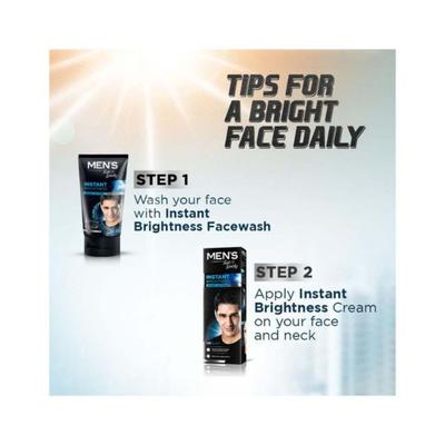 Men's Fair & Lovely Instant Brightness Cream 2x Sun Protection 50 gm - Face Moisturizers