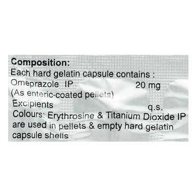 Omefol 20mg Capsule 15'S - Ulcer/Reflux/Flatulence-Aaa