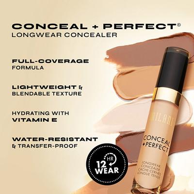 Milani Conceal + Perfect Long Wear Concealer Deep Tan 5 ml - Concealer