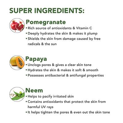 Skivia Green Apple Body Wash With Papaya & Turmeric 200 ml - Shower Gels & Body Wash