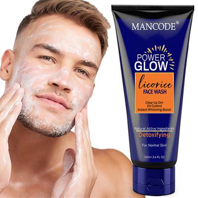 Mancode Power Glow With Licorice Face Wash For Men 100 ml - Face Wash & Cleansers
