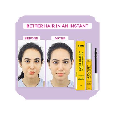 Sanfe Quick Slick Hair Finishing Stick for frizzy and Baby hair Fix 12 ml - Hair Serums