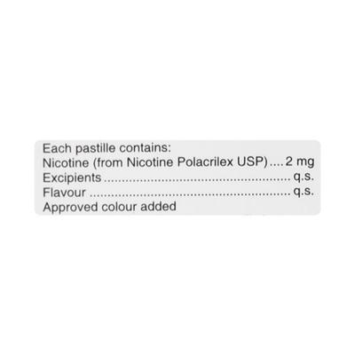Niclonz 2 Sugar Free Mint Flavor Pastille 10'S - Smoking cessation