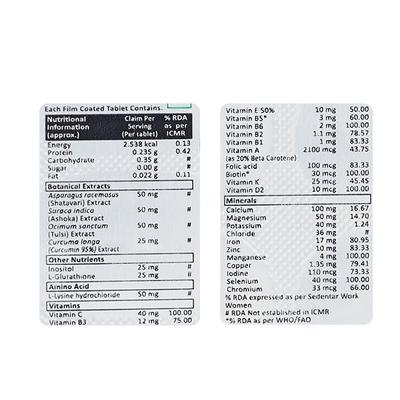 EFEM ACTIV Tablet 10's - Supplements-Vam