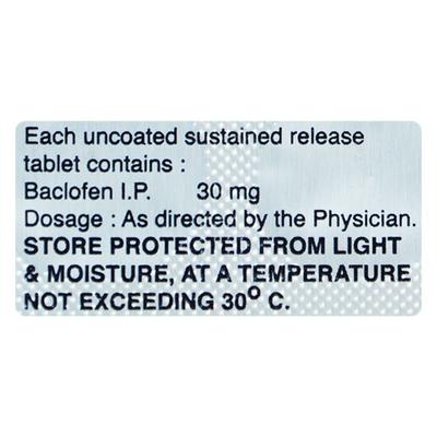 Bizlo OD 30mg Tablet 10'S - Muscle Cramps/Spasticity-Mus