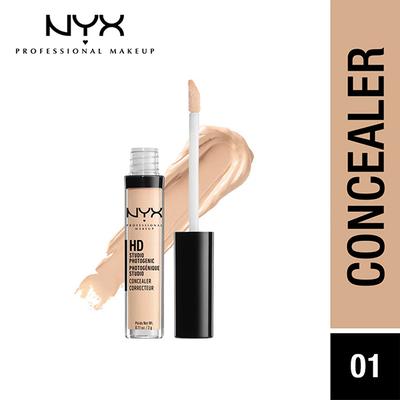 Nyx Professional Makeup HD Photogenic Concealer Wand - 01 Porcelain 3 gm - Concealer