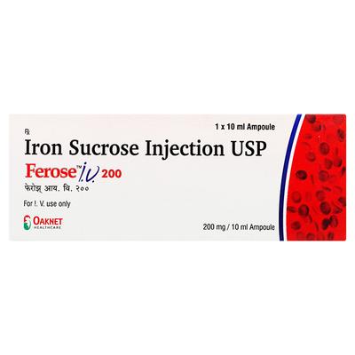 FEROSE IV Injection 10ml - Iron Supplement/Anaemia-Vma