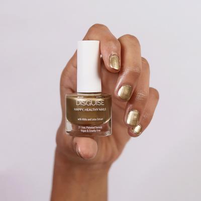 DISGUISE HAPPY HEALTHY NAIL POLISH, Chrome Gold 143 9 ml - Nail Polish
