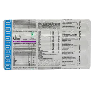 FOLLIHAIR NEW Tablet 15's - Supplements-Vam