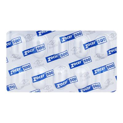 Zocef 500mg Tablet 10'S - Bacterial Infections-Cep