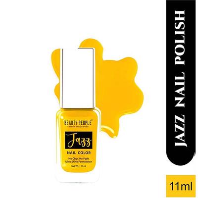 Beauty People Jazz Nail Color 358 Happy Yellow 11 ml - Nail Polish