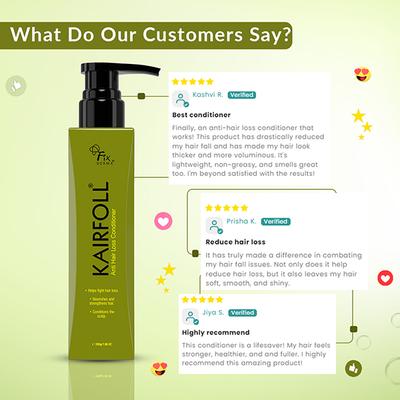 Fixderma Kairfoll Anti Hair Loss Conditioner 200 g - Shampoos