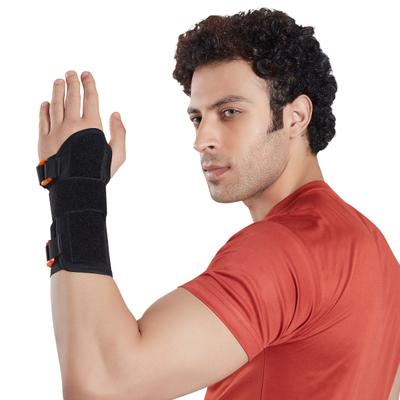 Flamingo Elastic Wrist Splint (OC - 2015) (XXL) - Black & Turqoise blue - Knee/Ankle/Leg/Foot Supports