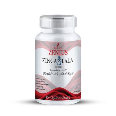 Zenius Zinga Lala Capsule with Gold & Kesar (Recommended Age 35 - 50) 30's - Other Supplements
