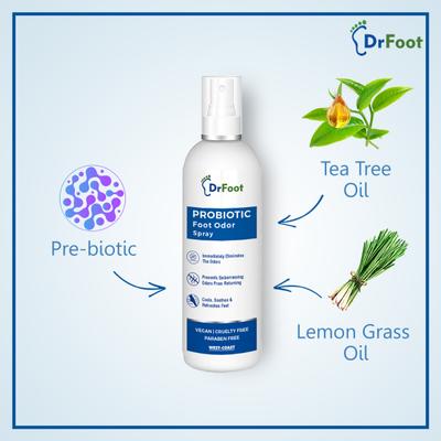 Dr Foot Probiotic Foot Odor Spray 100 ml - Foot Creams & Lotions