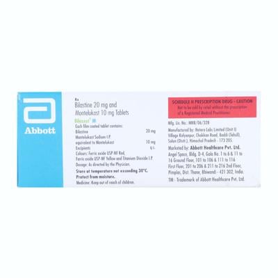 BILAZEST M Tablet 10's - Allergies-Ant