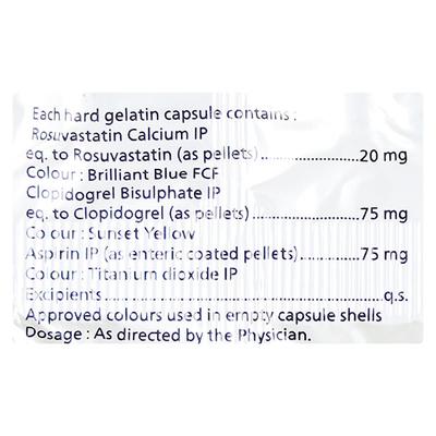 ROSUDAC AC 20/75 Capsule 10's - Blood Clot-Ant