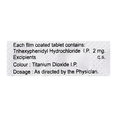 Trihexy 2mg Tablet 10'S - Parkinsonism-Apd
