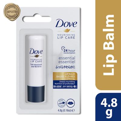 Dove Essential Nourishing Lip Care With Jojoba Oil And Shea Butter Extract 4.8 gm - Lip Glosses