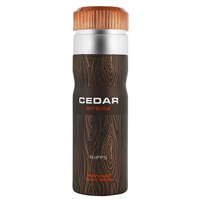 RiiFFS Cedar Intense Deodorant For Women, Perfume Body Spray 200 ml - Women Deodorants/Roll-Ons