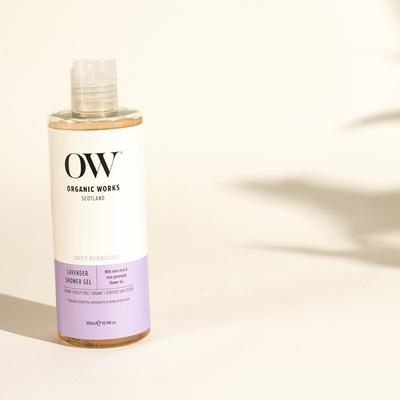 Organic Works Lavender Shower Gel 300 ml - Shower Gels & Body Wash