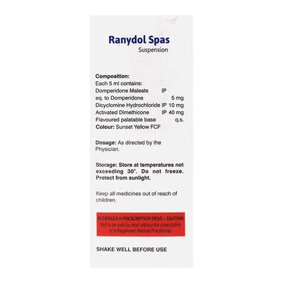 RANYDOL SPAS Suspension 30ml - Ulcer/Reflux/Flatulence-Aaa
