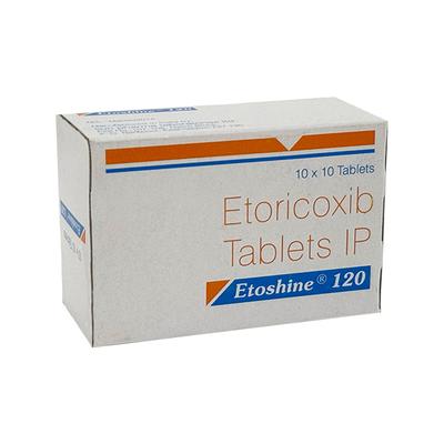 Etoshine 120mg Tablet 10'S - Pain relief-Nsa