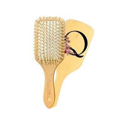 Allure Personalised Paddle Hair Brush Letter Q 1's - Hair Brushes