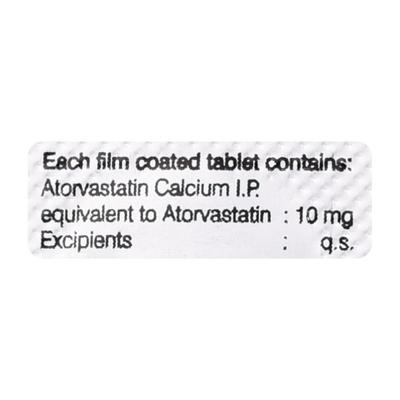 ATORNET 10mg Tablet 10's - High Cholesterol-Dys