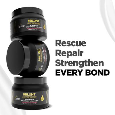Blunt Bond Repair Treatment Hair Mask Repairs Damaged Bonds by 90% in 1 Use 250 g - Hair Masks & Packs