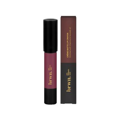 Brwn Pro Melanin Care Creme Matte Lip Crayon Moody Mocha 3gm - Lip Crayons