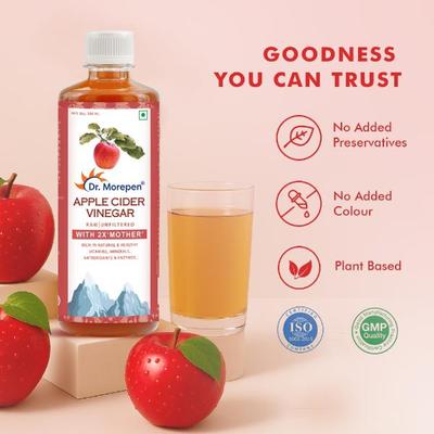 Dr. Morepen Apple Cider Vinegar Juice 500 ml - Ayurvedic Juices