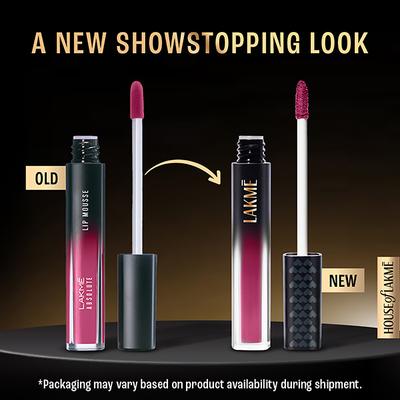 Lakme Absolute Sheer Lip Mousse 201 Purple Haze 4.6 gm - Lipsticks