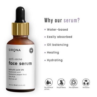 Sirona Face Serum - Anti-Acne 30 ml - Face Serum