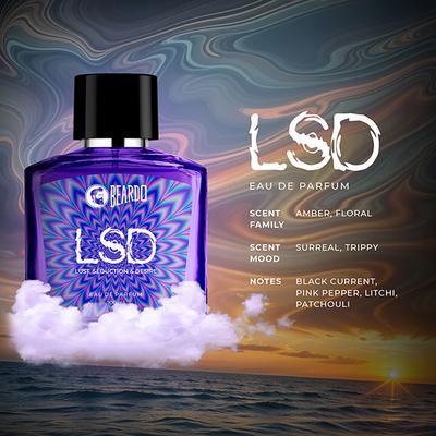 Beardo Lsd Perfume Long-Lasting Eau De Parfum For Men 100 ml - Men Perfumes (Edt/Edp)