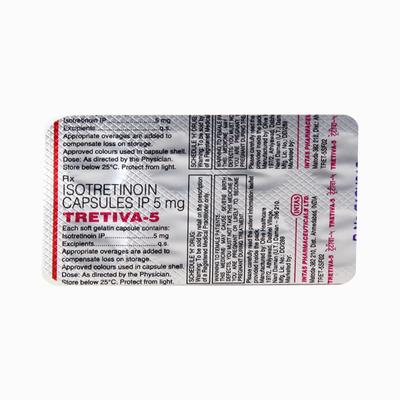 Tretiva 5mg Capsule 10'S - Acne-Acn