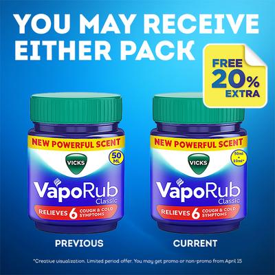 Vicks Vaporub 50 ml - Balms & Rubs