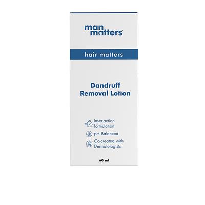 Man Matters Anti-Dandruff Lotion with Tea Tree Extract & Menthol Soothes 60 ml - Hair Lotions & Tonics