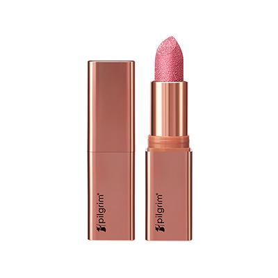 Pilgrim Glitter Lipstick My Habibi-07 Luxurious 3-D Glitter Formula With Matte Finish pink 4.2 g - Lipsticks