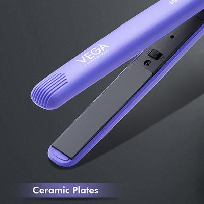 VEGA Professional Mighty Mini Hair Straightener, Blue (VPVHS-11) 1's - Hair Dryers
