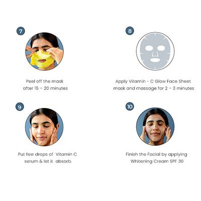 Professional O3+ Bridal Facial Kit - Vitamin C Glowing Skin 1's - Face Packs