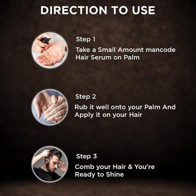 Mancode Hair Serum 100 ml - Hair Serums