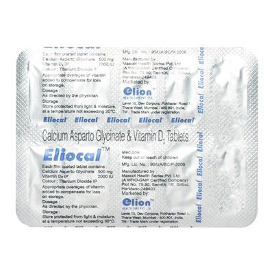 ELIOCAL Tablet 10's - Supplements-Cal