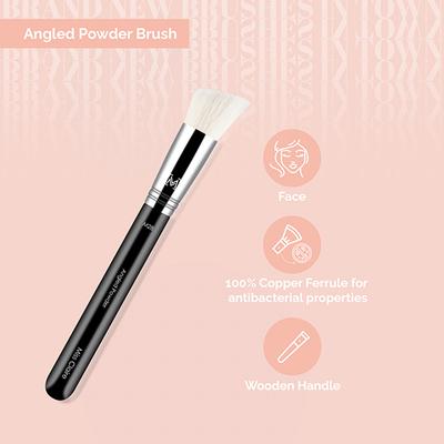 Miss Claire M28 - Angled Powder Brush (Chrome) 1's - Face Brush