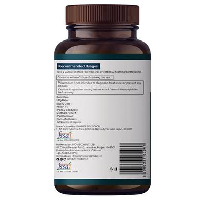 Miduty Berberine 98% Capsules 60's - Diabetes (Fitness)