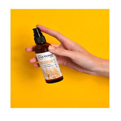 VIA TOKYO ORGANIC Ginseng & Tsubaki Oil Stretch Marks Oil, No Sulphates, No Paraben 100 ml - Stretch Mark Cream