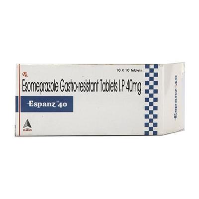 Espanz 40mg Tablet 10'S - Ulcer/Reflux/Flatulence-Aaa