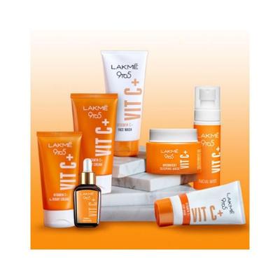 27631 - Lakme 9 to 5 Vit C+ Ovr nt Spng Mask 50 gm - Make Up Removers