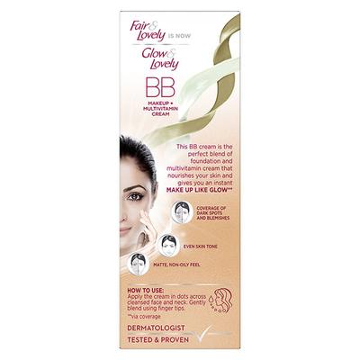 Fair & Lovely Glow & Lovely Bb Cream Make Up + Multivitamin Cream Shade 01 18 gm - Face Moisturizers